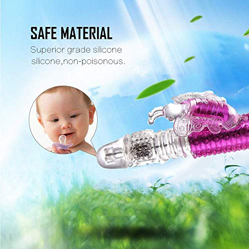 UNlina High Fre-quency Ra-bbit Shape Vibr-ating Ma-ssager Wate-rproof Personal Body Care Dill-Dó Comfort Feeling for Women Relieves Stress - Thumbnail 4