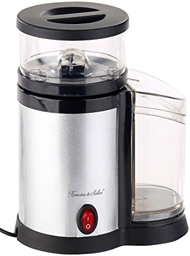 Rosenstein & Söhne Kaffemühlen: Elektrische Kaffeemühle, Edelstahl-Scheibenmahlwerk und -Blende, 150 W (Kaffee-Mahlwerk) – Bild 5