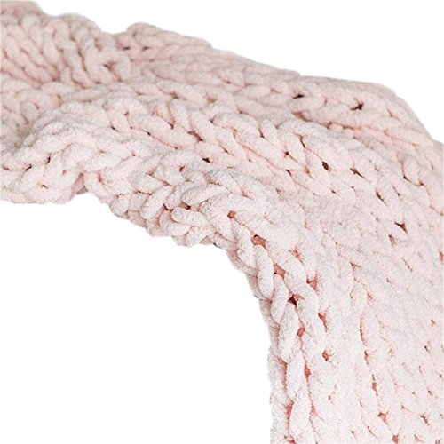 Chunky Knit Blanket Chenille Yarn blanket Chunky chenille ...