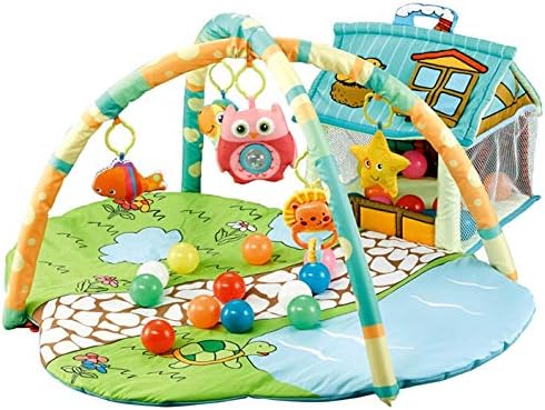 Chenway Baby Gym and Playmats with Ball for Infants Baby Activity Gym Play Mat, Tummy Time Mat Baby Play Mat