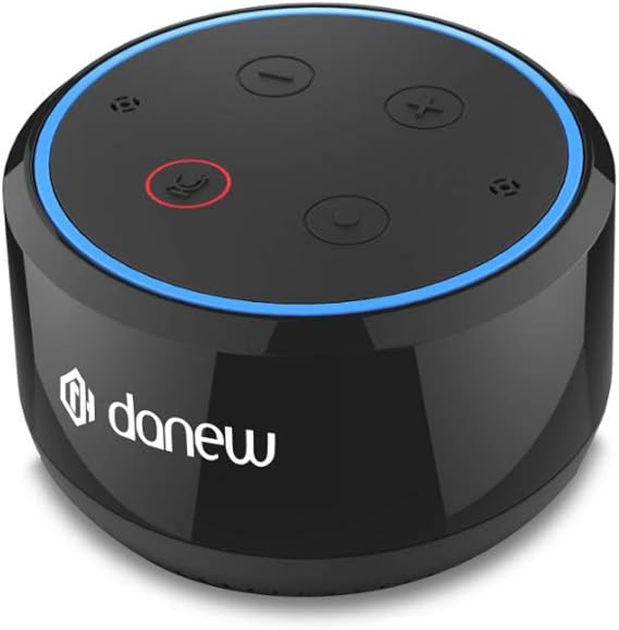 Enceinte connectée Hé Mini à Commande vocale, Compatible Amazon Alexa