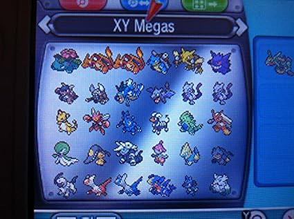 All 48 Mega Evolution Shiny Pokemon Omega Ruby Alpha Sapphire Oras Xy Legendary By Unbranded Amazon De Games