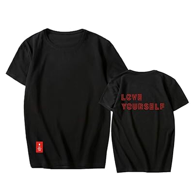sveiki &bdquo;Kpop BTS&ldquo; myli save mar&scaron;kinėliai Jimin Suga Jung Kook 2018 World Tour Tee Mar&scaron;kiniai