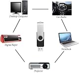 FEBNISCTE 10x 1GB USB 2.0 Flash Drive Swivel Foldable w/ Wrist Ropes Kids Data view 8