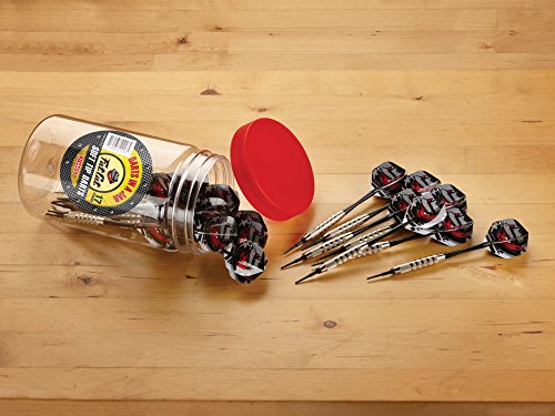 Fat Cat Darts in a Jar: Soft Tip Darts with Storage/Travel Container, 17 Grams (Pack of 21)