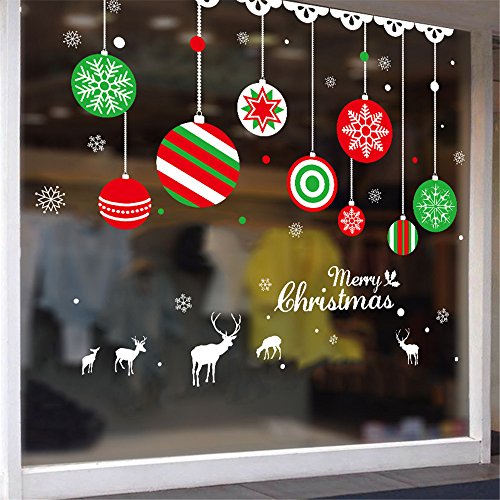 image for Axiba_Home Decor Axiba Window Clings Christmas Stickers Wall Decals Ch