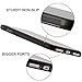 33 Gravity Case Goat/Selfie Case for iPhone 7, Nano Suction Stick to Glass, Tile, Car GPS, Most Smooth Surface - Black