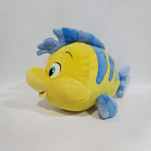 SSTOYS 48cm The Little Mermaid Princess Ariel Doll Cartoon Flounder Peluche Juguete Decoración del hogar Almohada Regalo de cumpleaños: Amazon.es: Hogar