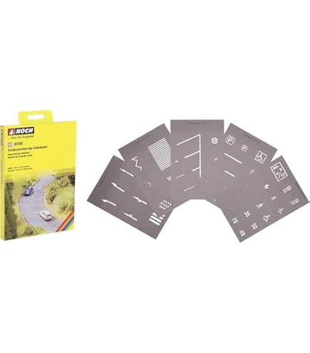 Noch 34200 – Route Nationale Asphalte Pour Modélisme Ferroviaire, 1000 X 40 Mm