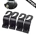 Pack of 4 Universal Car Seat Back Headrest Holder Hook for Bag Coat Organizer Holder