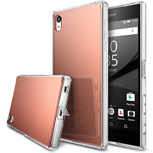 Xperia z5 premium case, ringke [fusion mirror] bright r…