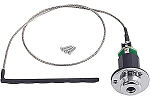 WANSUPYIN 2023 Acoustic Guitar Piezo Pickup Under Saddle Output End Pin Jack Accessory
