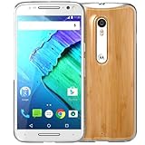 Motorola Moto X Pure Edition Case , [ Storm Buy ] Ultra Slim Snap On Fashion Design Transparent Crystal Clear Protective Hard Back Thin Cover Case (Clear)