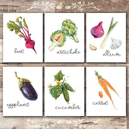 Kitchen Wall Decor Art Prints Botanical Prints (Set of