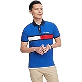 Tommy Hilfiger Men's Short Sleeve Cotton Pique Flag Polo in Regular Fit