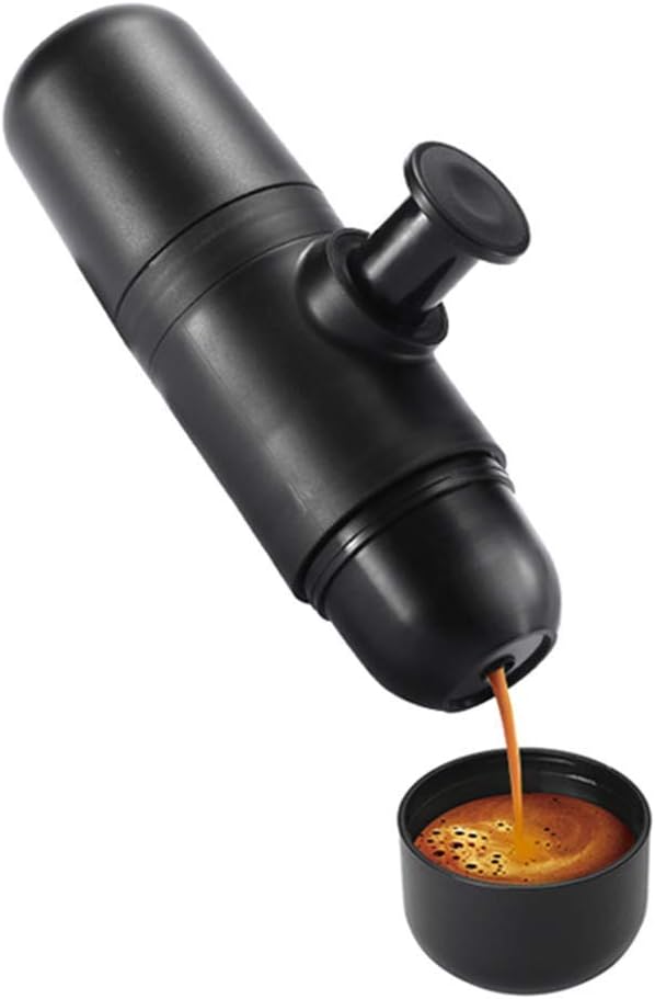LKJDF Portable Espresso Machine Mini Coffee Machine Hand Held Coffee
