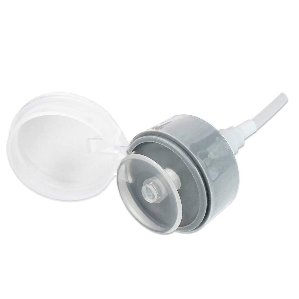 12 Oz Alcohol Labeled Liquid Push Down Pump Dispenser Bottle