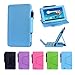 i-UniK Hisense Sero 7 LT (Lite) Tablet Multi-Angle Case / Cover [Retail Packaging & FREE Stylus Pen] - (Light Blue)