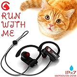 CATIX Wireless Bluetooth Headphones - HD Sound - Best Wireless Earbuds with Mic Noise Cancelling - Sport Headphones - Running Headphones - Workout Headphones - IPX7 Waterproof Headphones for Women Men