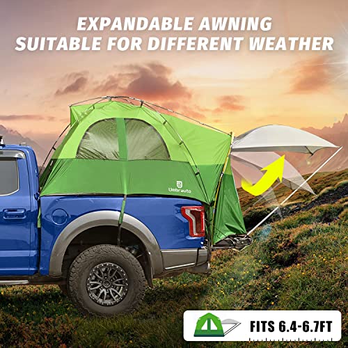 Umbrauto Truck Tent Waterproof PU3000 Truck Bed Tent Double Layer 6.46