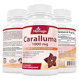 Natrogix Pure Natural Caralluma Extract - Caralluma Fimbriata Supplement for Appetite Suppressant, Herbal Weight Loss Aid, Great Formula to Get Slim (60 Capsules)