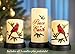 Lighted Cardinal Holiday Candle Set