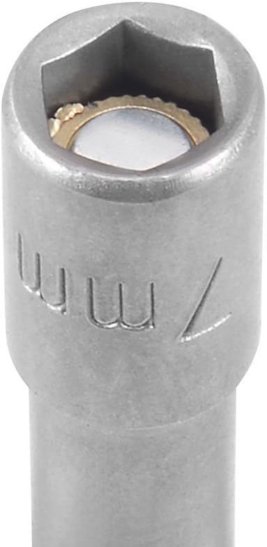 Sourcingmap 5 Pcs 1/4" Quick-Change Hex Shank 7mm Magnetic Nut Setter Driver Drill Bit, 65mm Length, Metric - Image 5