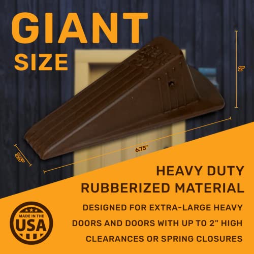 MASTER MANUFACTURING Giant Foot Door Stop Extra Large Door Stop Door