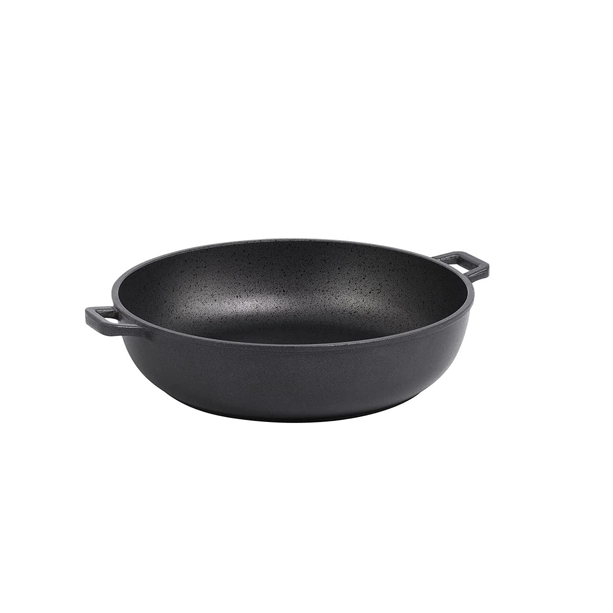 De Buyer Choc Extreme Sautepan with 2 Handles, 36 cm, Black