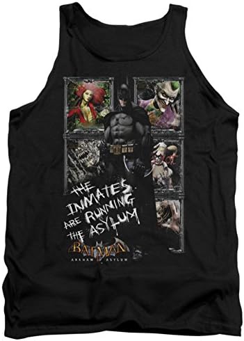 Tank Top: Batman Arkham Asylum - Running The Asylum Size L