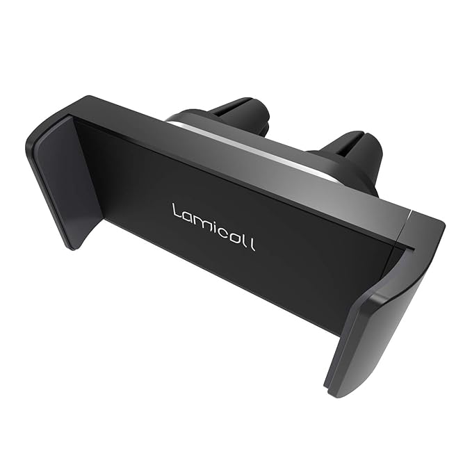 Lamicall Handyhalter fürs Auto, Handy Autohalterung : Universal 360 Grad Drehung KFZ Lüftung Halter für Phone Xs Max, XR, X, 