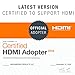 Mediabridge™ HDMI Cable (6 Feet) Supports 4K@60Hz, High Speed, Hand-Tested, HDMI 2.0 Ready - UHD, 18Gbps, Audio Return Channel - 2 Pack (Part# 91-02X-06X2)