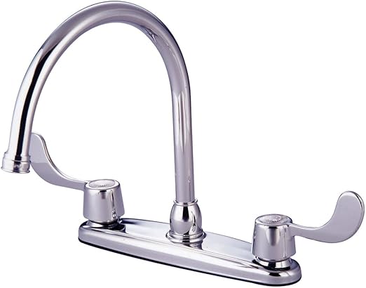 Kingston Brass Kb781 Vista Kitchen Faucet With Blade Handles