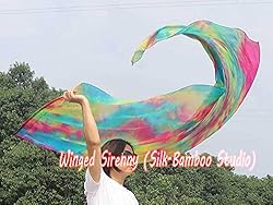 Winged Sirenny Large Silk Flex Flags for Prophetic
