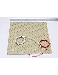 Almohadilla calefactora de silicona 3D para impresoras, placa de calefacción 12.205 x 12.205 in, 120 V, 750 W, para creality CR 10 CR 10S 3D impresoras