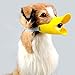 HaloVa Dog Muzzle, Anti Bite Duck Mouth Shape Dog Mouth Covers, Anti-called Silicone Muzzle Masks Pet Mouth Set, Yellow, Small