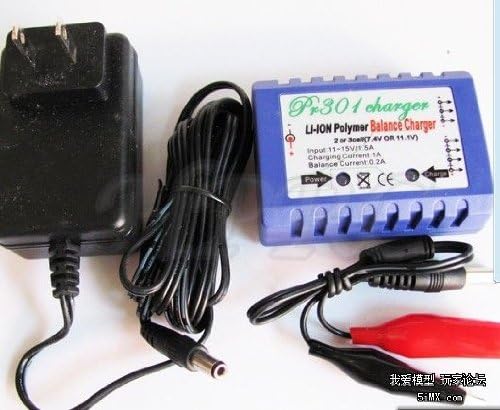 deepdeal Li-po Balance Charger for 11.1V Parrot AR.Drone 1.0 2.0 Upgrade Battery Charger for 7.4v & 11.1v Li-Polymer Battery
