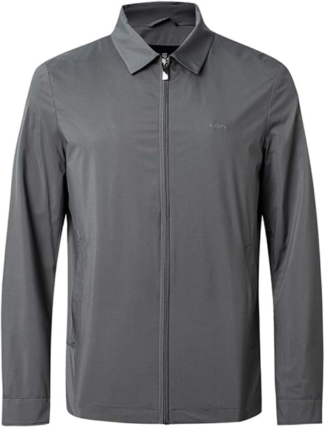Amazon Co Jp ゴルフジャケット スプリングジャケット サマージャケット カジュアルウェア メンズスポーツウェア アウトドア長袖コート ハンサムな服 メンズ服 春旅行服 185 グレー ホーム キッチン