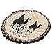 Wise Men Still Seek Him Three Kings Wood Tree Bark 4 inch Christmas Tree Ornament