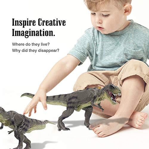 Zooawa Small Dinosaur Figure Model Realistic Dinosaurs Toy for Kids Boys and Toddlers - Celadon