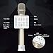 TOSING 016 Karaoke Microphone for Adults/Singer 20W Bluetooth Bass Sing Machine,Podcast 4000mAh Dual 58mm PA Woofer Wireless PA Speakers Sing Machine System(Gold)