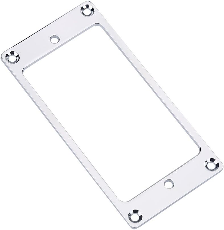 Metal Humbucker Pickup, Frame Mounting Rings Replacement Parts for Electric Guitars(Silver), As Shown in the Picture, One size fits all - Image 5