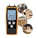 Wood Moisture Meter, Upgrade Moisture Detector Wood Portable Water Moisture Tester for 8 Material Type Selection Moisture Detector with Digital LCD Pin Type, Range 0% ~ 80%, accuracy: ± 2%)
