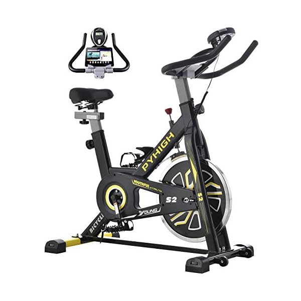 PYHIGH Stationary Exercise Bike for Home Indoor Cycling Bikes