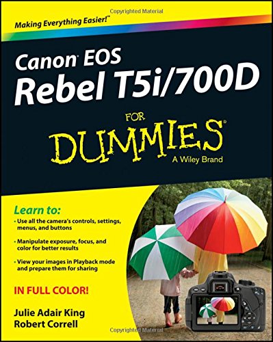 Canon eos rebel t5i/700d for dummies