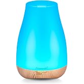 Homeweeks Essential Oil Diffuser for Room 100 ML 1 Pack | Aromatherapy Scent Diffuser Adjustable Mist Mode, Cool Mist, Auto Off Ultrasonic Aroma Fragrance Diffuser for Bedroom Office
