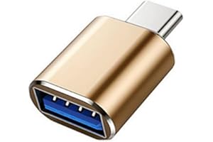 ANRANK 3 Pack USB C to USB 3.0 OTG Adapter, USB C Male to USB 3.0 Female Converter Adapter for MacBook Pro/Air iPad iMac Keyboard Mouse Printer Hard Disk Hub and Other Type C Devices (Golden)