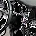 Dash Crab Mono, Genuine Leather Cell Phone Car Mount, Luxury Premium Air Vent Car Mount Holder Cradle for iPhone 7 Plus 6 6s Plus Samsung Galaxy S7 S6 Edge Note 5, Universal Grip, Retail Pack (Black)