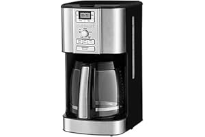 Cuisinart 14 Cup Brew Central 24 Hour Programmable Drip Coffee Maker with Glass Carafe (Renewed)