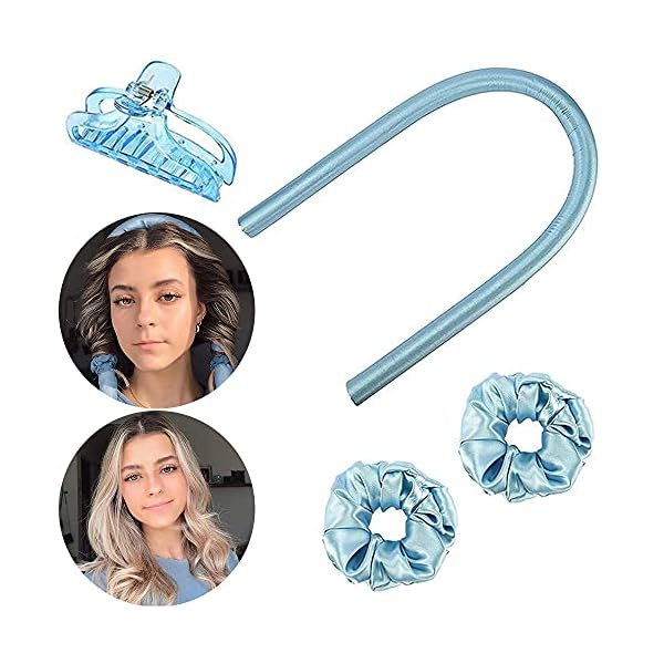 Heatless-Curling-Rod-Headband-Lazy-Curler-Set-Women-Girls-Silk-Ribbon-Hair-Rollers-Sleeping-Soft-Headband-Wave-Formers-Hair-Styling-No-Heat-Curlers-Tool-for-Long-Medium-Hair-Cur-DIY-Blue Heatless Curling Rod Headband Lazy Curler Set Women Girls Silk Ribbon Hair Rollers Sleeping Soft Headband Wave Formers…